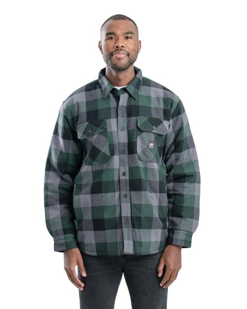 Berne Apparel Men's Tall Timber Flannel Shirt Jacket SH69T