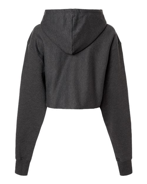 Champion Women's Reverse Weave® Hooded Cropped Sweatshirt RW01W