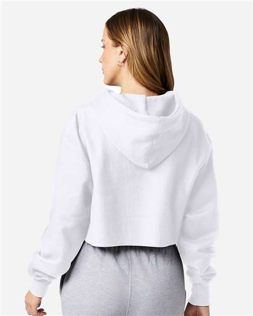 Champion Women's Reverse Weave® Hooded Cropped Sweatshirt RW01W