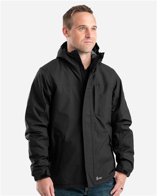 Berne Apparel Men's Coastline Waterproof Storm Jacket RJ27