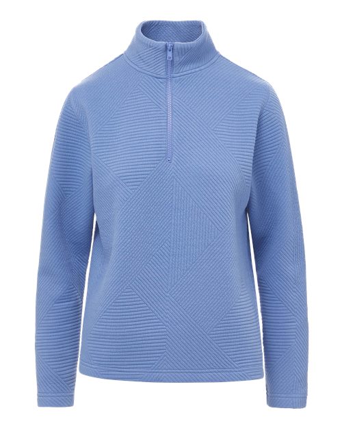 MV Sport Women's Zelda Zig Zag Quarter-Zip Pullover W25145