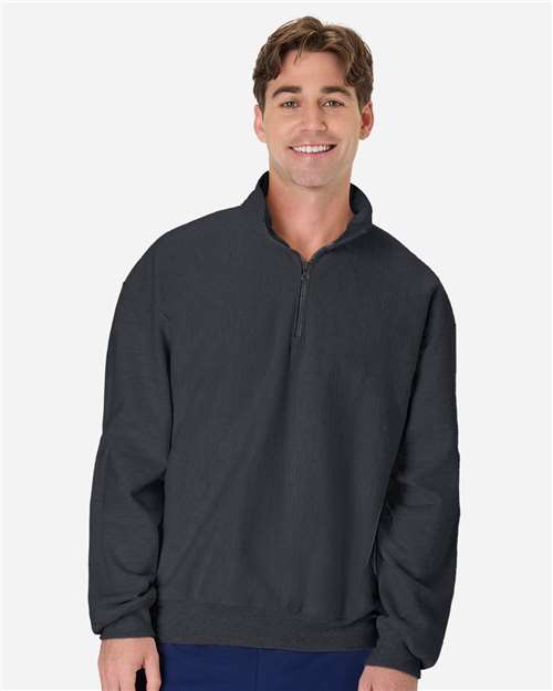 Hanes Unisex Beefy® Sweats Premium Heavyweight Quarter-Zip Sweatshirt OG900