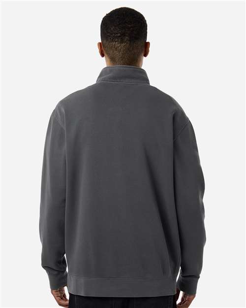 Independent Trading Co. Unisex Pigment-Dyed Quarter-Zip Pullover PRM4600QZ