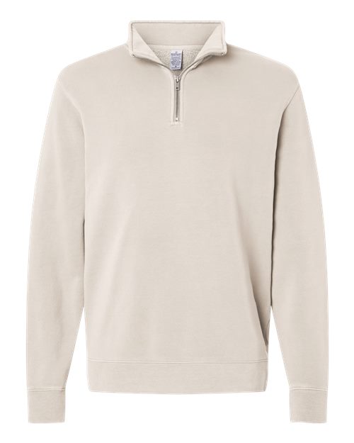 Independent Trading Co. Unisex Pigment-Dyed Quarter-Zip Pullover PRM4600QZ