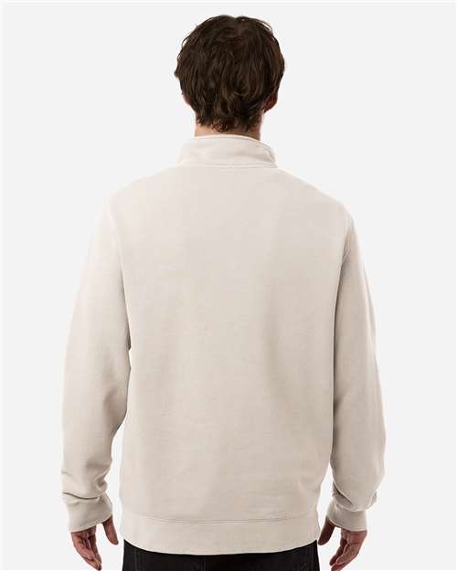 Independent Trading Co. Unisex Pigment-Dyed Quarter-Zip Pullover PRM4600QZ