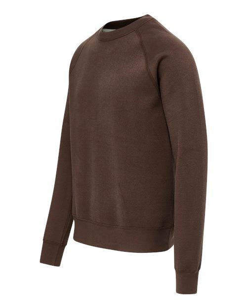 MV Sport Unisex Vintage Fleece Raglan Crewneck Sweatshirt 17116