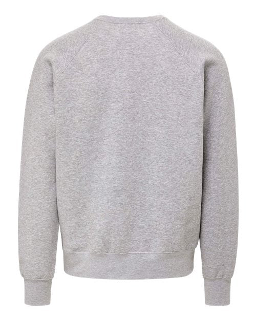 MV Sport Unisex Vintage Fleece Raglan Crewneck Sweatshirt 17116