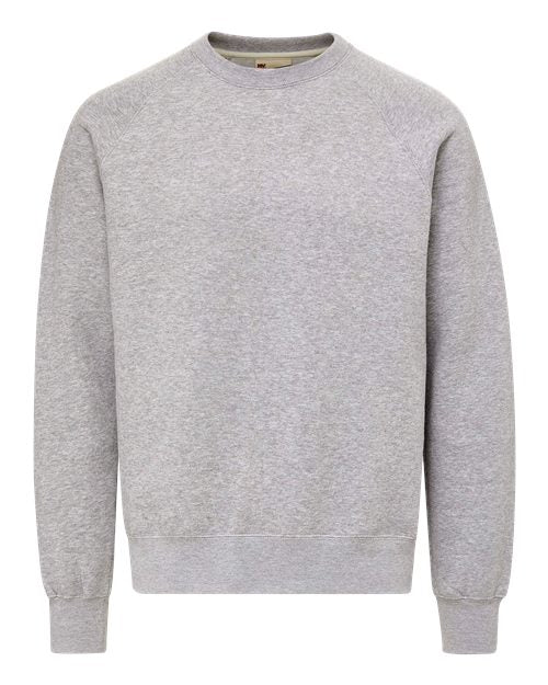 MV Sport Unisex Vintage Fleece Raglan Crewneck Sweatshirt 17116