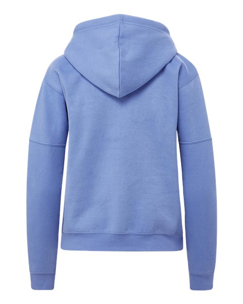 MV Sport Women's Vintage Fleece Hooded Full-Zip Sweatshirt W25165