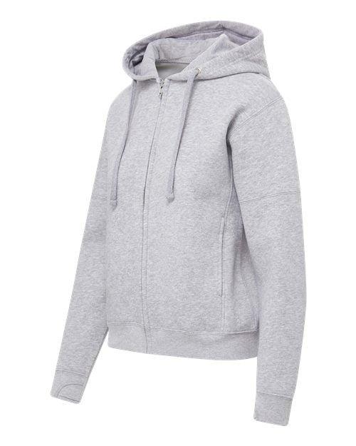 MV Sport Women's Vintage Fleece Hooded Full-Zip Sweatshirt W25165