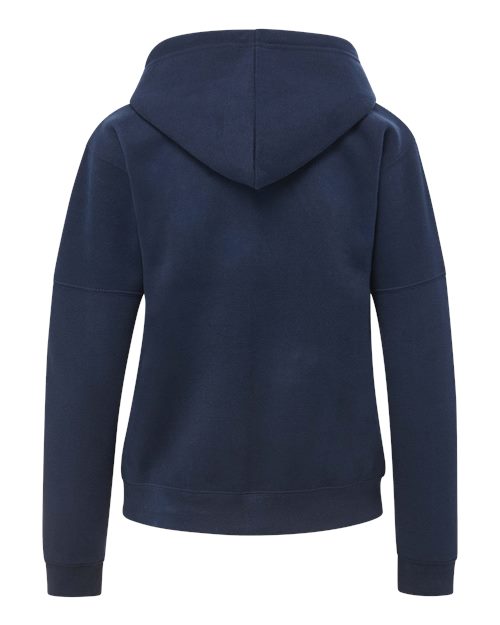 MV Sport Women's Vintage Fleece Hooded Full-Zip Sweatshirt W25165