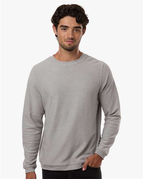 Boxercraft Unisex Corded Crewneck Sweatshirt D02