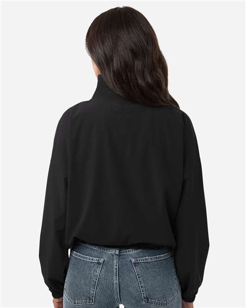 Boxercraft Women's Stretch Woven Quarter-Zip Pullover BW5204