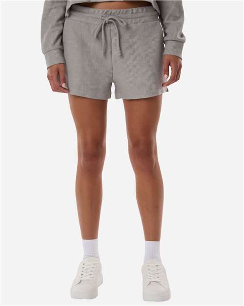 Boxercraft Women's Rib Knit Corded Shorts BW6506