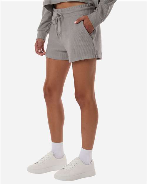Boxercraft Women's Rib Knit Corded Shorts BW6506