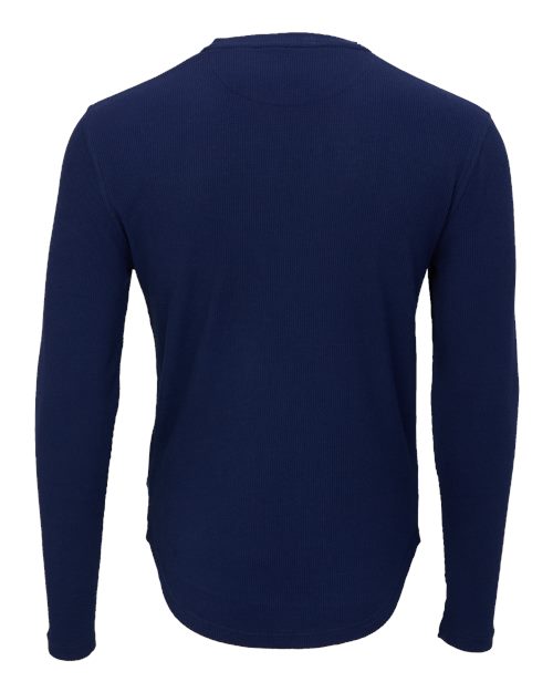 Boxercraft Men's Waffle Knit Long Sleeve T-Shirt BM3103