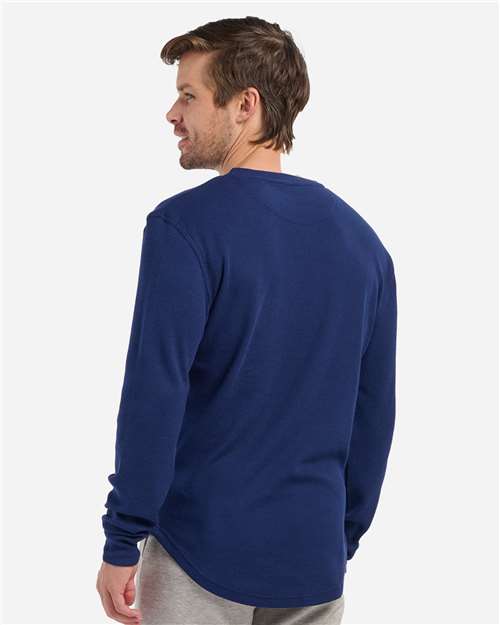 Boxercraft Men's Waffle Knit Long Sleeve T-Shirt BM3103