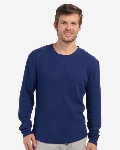 Boxercraft Men's Waffle Knit Long Sleeve T-Shirt BM3103