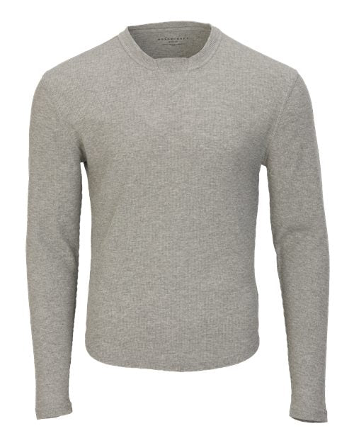 Boxercraft Men's Waffle Knit Long Sleeve T-Shirt BM3103