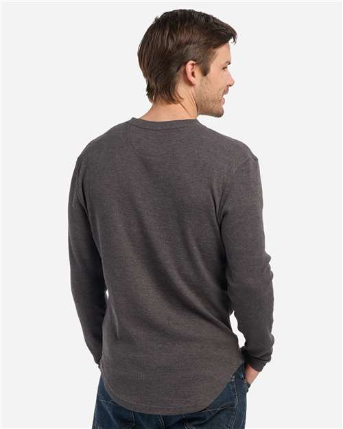 Boxercraft Men's Waffle Knit Long Sleeve T-Shirt BM3103