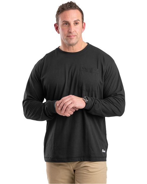 Berne Apparel Men's Tall Performance Long Sleeve Pocket T-Shirt BSM39T