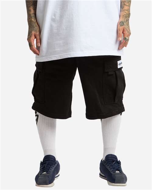 Shaka Wear Unisex Fleece Cargo Shorts SHFCS