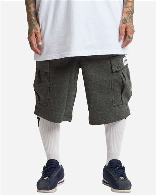 Shaka Wear Unisex Fleece Cargo Shorts SHFCS