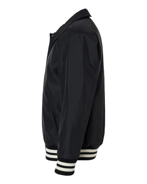 Shaka Wear Unisex Collared Varsity Jacket SHCVBJ