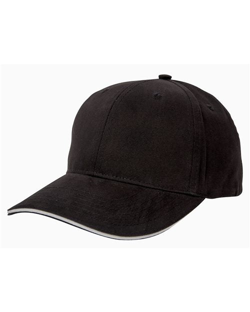 Big Accessories Brushed Twill Sandwich Cap BX004