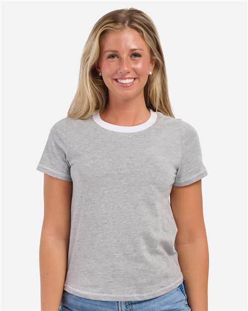 Boxercraft Women's Contrast Stitch Baby Tee BW2106