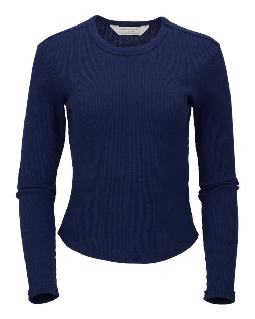 Boxercraft Women's Waffle Knit Baby Long Sleeve T-Shirt BW3103