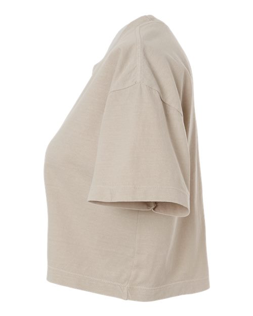 American Apparel Women's Heavyweight Cotton Garment-Dyed Boxy Cropped Tee 1302GD