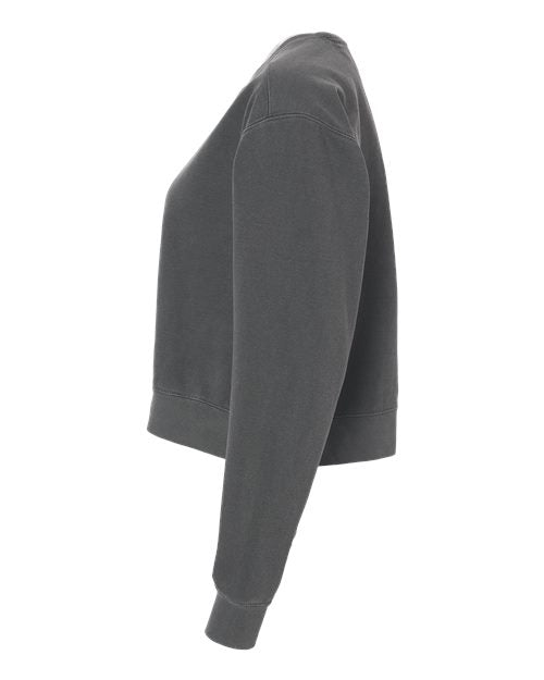 Comfort Colors Women's Garment-Dyed Mid-Length Crewneck Sweatshirt 1566L