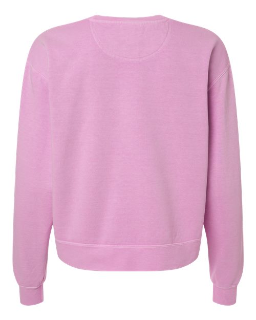 Comfort Colors Women's Garment-Dyed Mid-Length Crewneck Sweatshirt 1566L