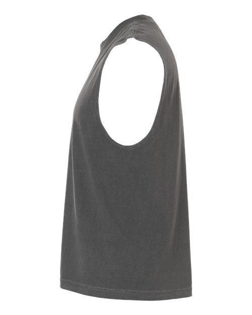 American Apparel Unisex Heavyweight Cotton Garment-Dyed Boxy Muscle Tee 207GD