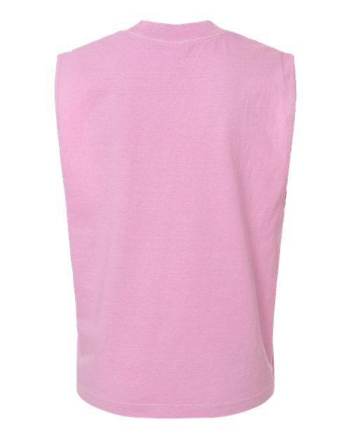 American Apparel Unisex Heavyweight Cotton Garment-Dyed Boxy Muscle Tee 207GD