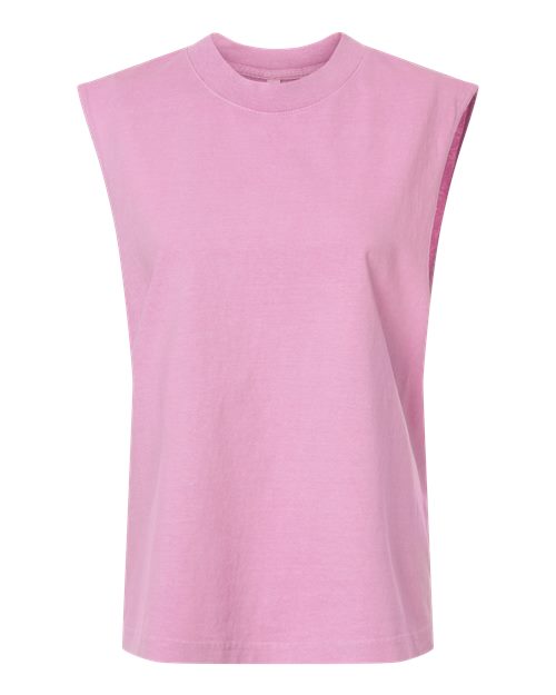 American Apparel Unisex Heavyweight Cotton Garment-Dyed Boxy Muscle Tee 207GD