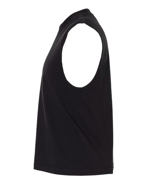 American Apparel Unisex Heavyweight Cotton Garment-Dyed Boxy Muscle Tee 207GD