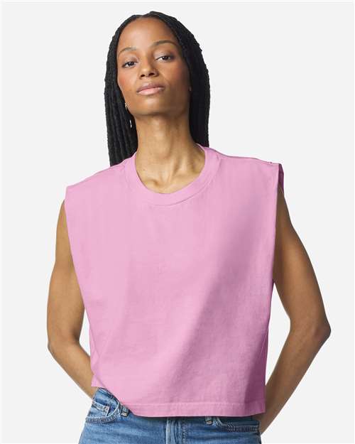 American Apparel Women's Heavyweight Cotton Garment-Dyed Muscle Tee 307GD