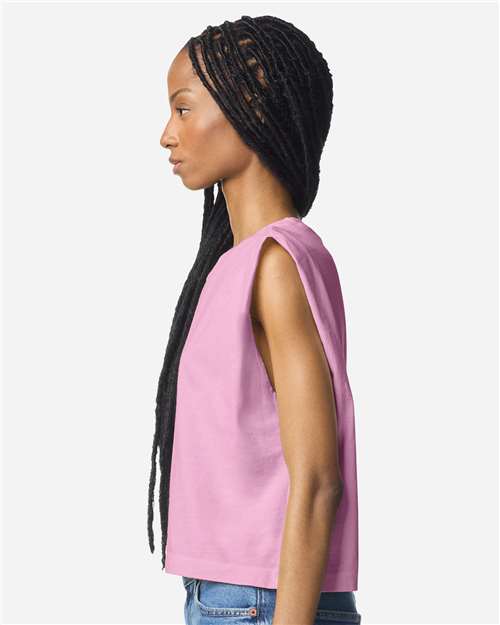 American Apparel Women's Heavyweight Cotton Garment-Dyed Muscle Tee 307GD