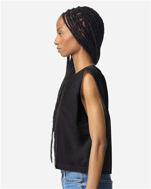 American Apparel Women's Heavyweight Cotton Garment-Dyed Muscle Tee 307GD