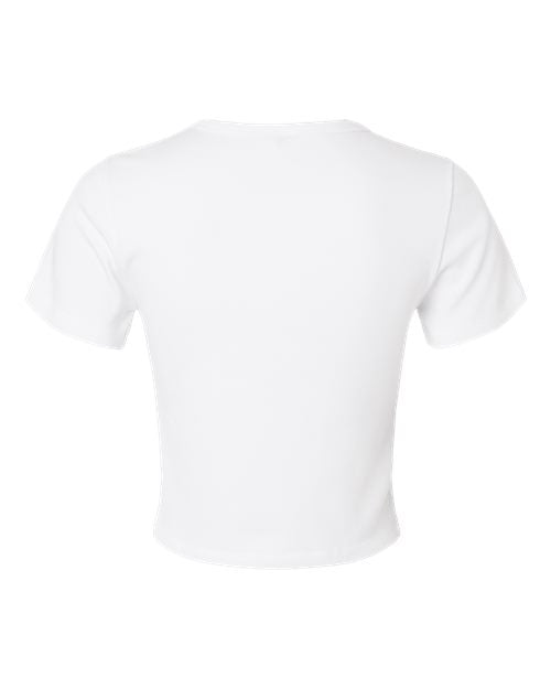 American Apparel Women's Baby Rib Fitted Cropped Tee BR210