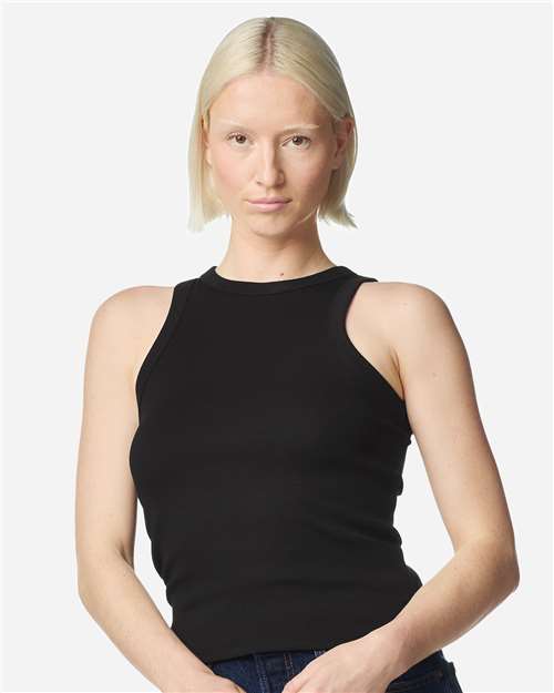 American Apparel Women's Baby Rib Fitted Tank BR2101