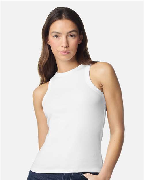 American Apparel Women's Baby Rib Fitted Tank BR2101
