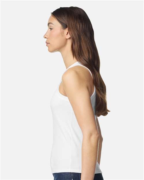American Apparel Women's Baby Rib Fitted Tank BR2101