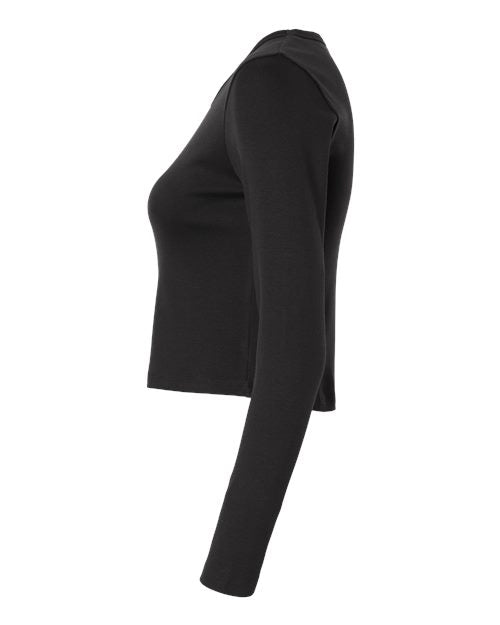 American Apparel Women's Baby Rib Long Sleeve Fitted Tee BR2107