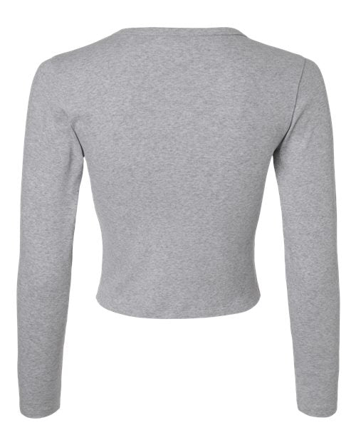 American Apparel Women's Baby Rib Long Sleeve Fitted Tee BR2107