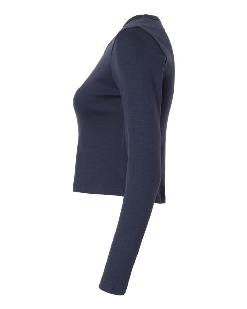 American Apparel Women's Baby Rib Long Sleeve Fitted Tee BR2107
