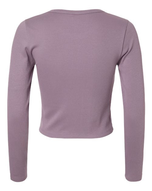 American Apparel Women's Baby Rib Long Sleeve Fitted Tee BR2107