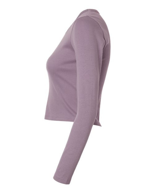 American Apparel Women's Baby Rib Long Sleeve Fitted Tee BR2107